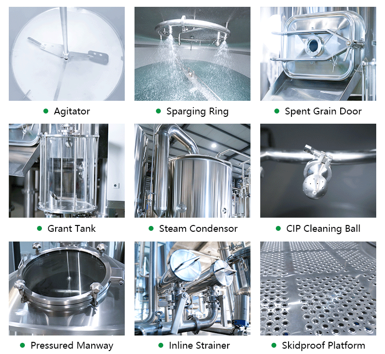 20 HL Three Vessel Brewhouse Equipment